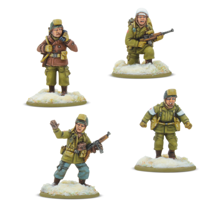 Bolt Action: US Airborne (Winter) HQ