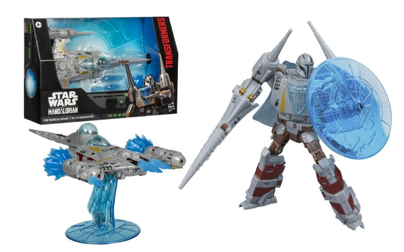 TRANSFORMERS X STAR WARS MANDALORIAN N-1 STARFIGHTER AF