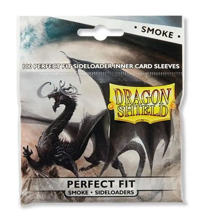 Dragon Shield - Perfect Fit Sideloaders Standard Size Sleeves 100pk - Smoke