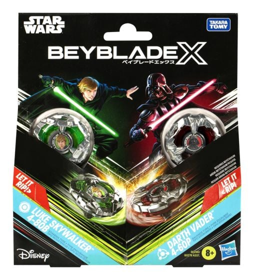 Beyblade X Luke Skywalker and Darth Vader