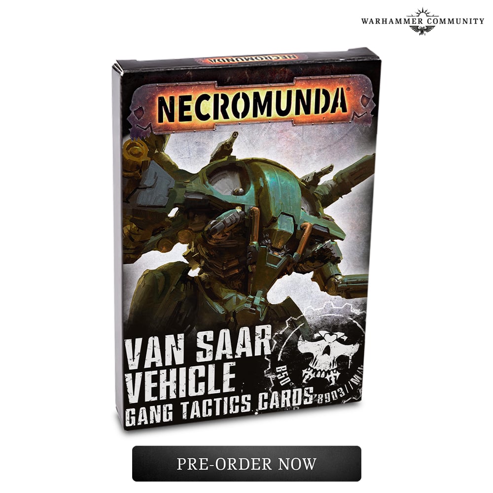 Van Saar Gang Tactics Cards (Second Edition)