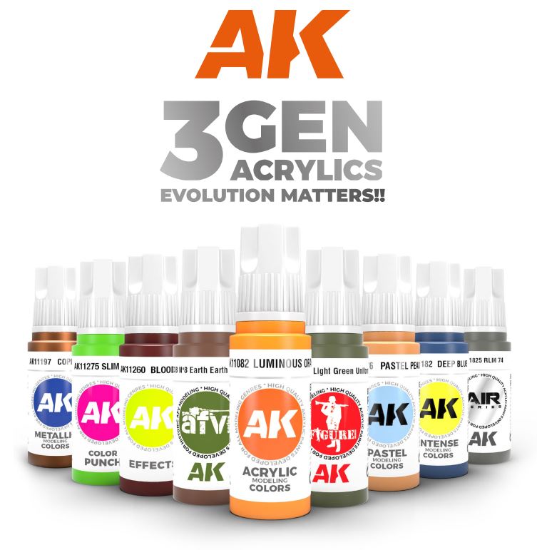 AK 3GEN Acrylics Copper 17ml