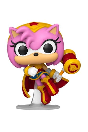 DC x Sonic the Hedgehog POP! Heroes Vinyl Figure Amy as Wonder Woman