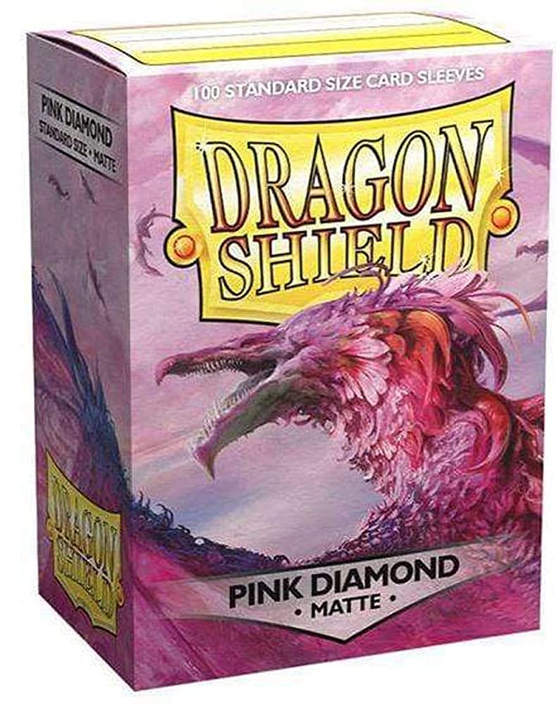 DRAGON SHIELD - MATTE STANDARD SIZE CARD SLEEVES (100) - PINK DIAMOND