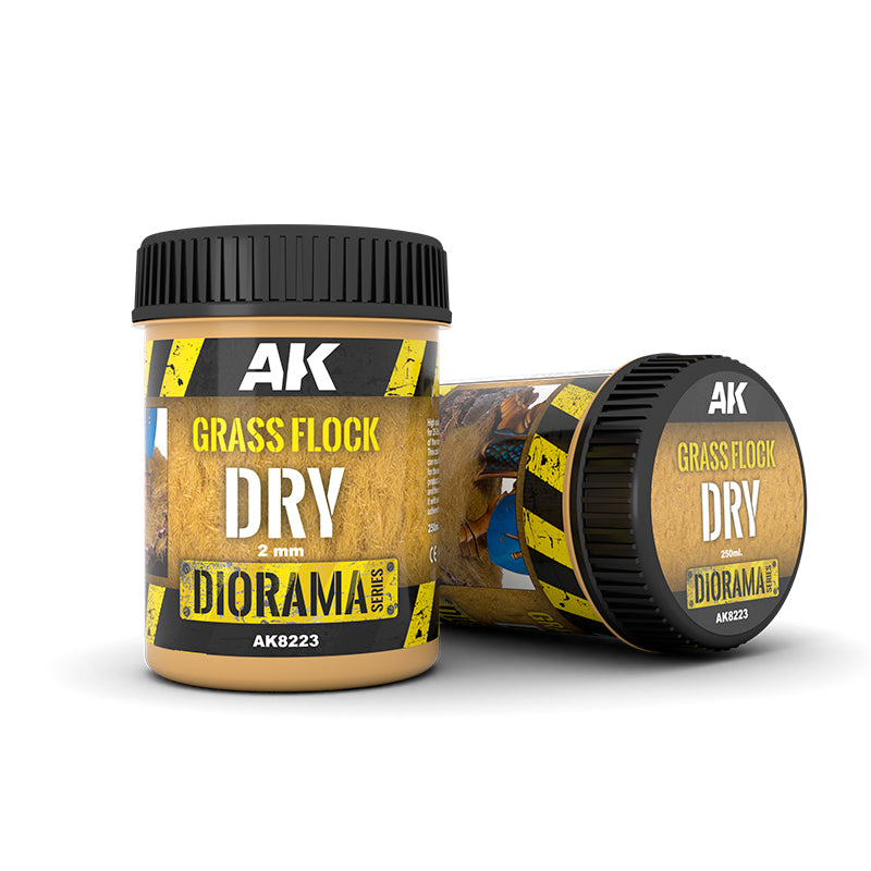 AK Diorama Grass Flock 2MM Dry