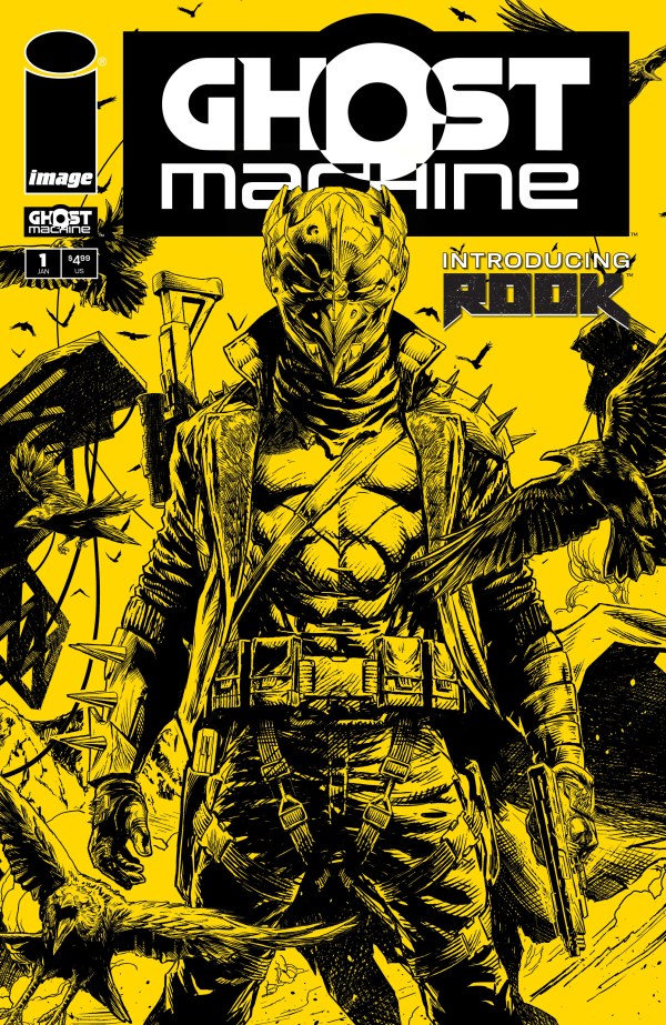 Ghost Machine (One Shot) Cover L 1 in 100 Jason Fabok Exodus Cover Signed And Numbered Variant