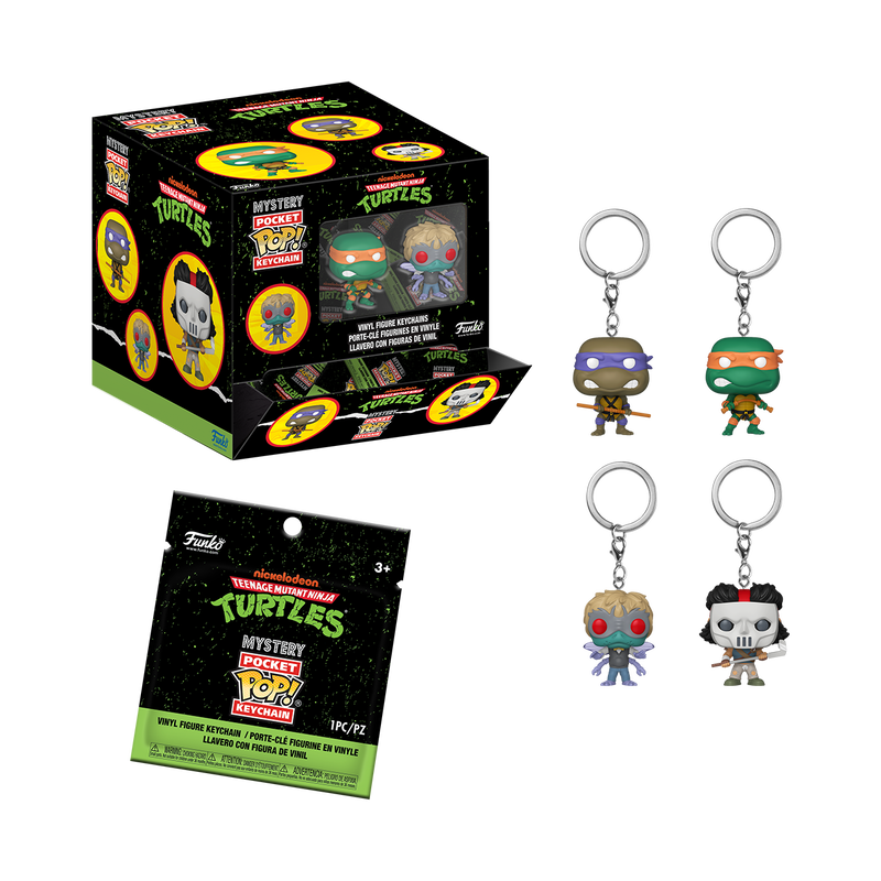 POP TV Teenage Mutant Ninja Turtles (TMNT) KEYCHAIN Blind Bag