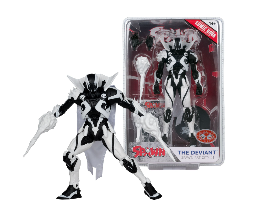 McFarlane Spawn The Deviant Rat City Red Platinum Edition 7" Action Figure