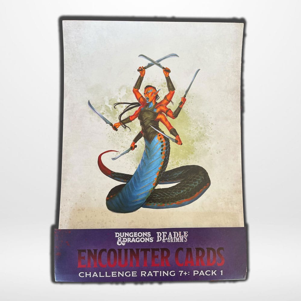 Dungeons & Dragons RPG Encounter Cards Challenge Rating 7+