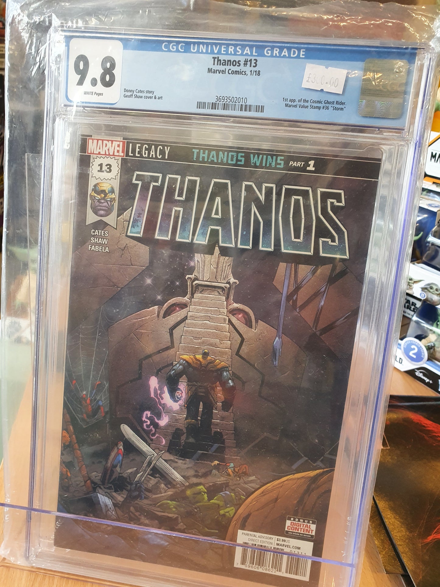 Thanos #13 - CGC Graded 9.8 - 1st appearance Cosmic Ghost Rider