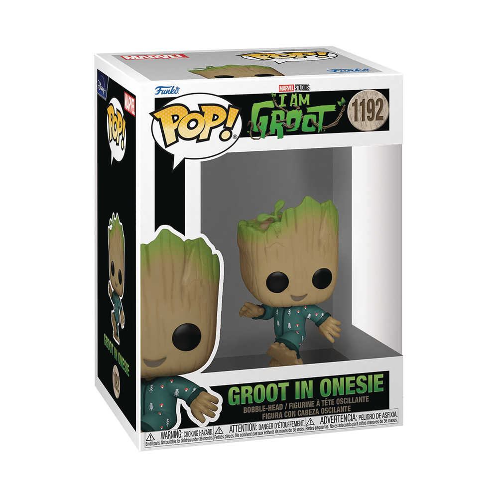 Pop Marvel I Am Groot Groot Pjs Dancing Vinyl Figure