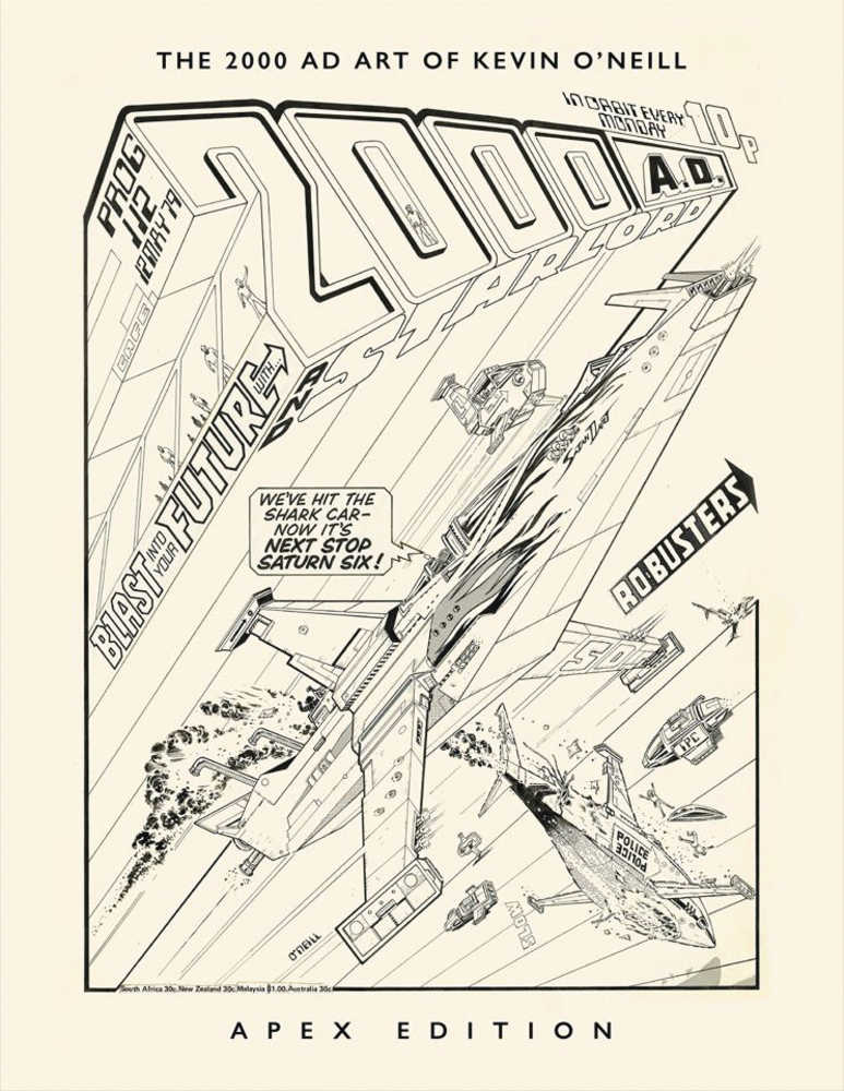 2000 Ad Art Of Kevin O`Neill Apex Edition Hardcover