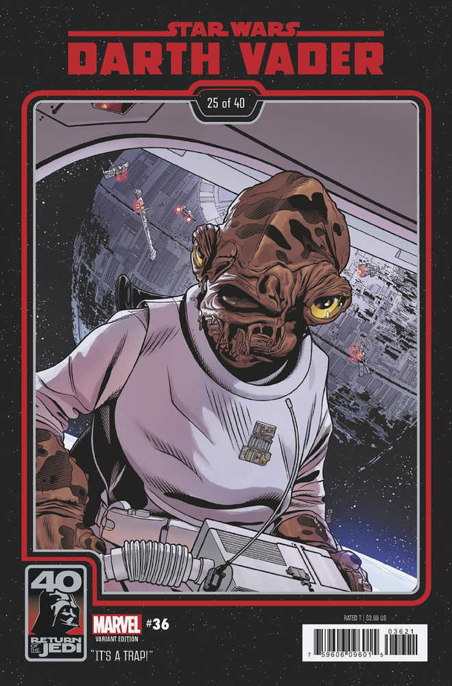 Star Wars Darth Vader #36 Return Of Jedi 40th Anniv Variant