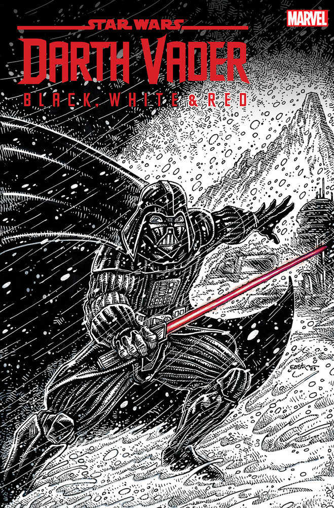 Star Wars: Darth Vader - Black, White & Red #4 Kevin Eastman Variant 25 Copy Incv