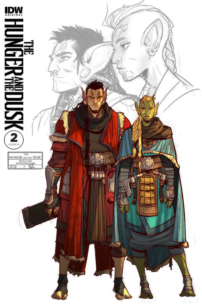 The Hunger And The Dusk #2 Variant Ri (10) (Wildgoose Character Sketch)