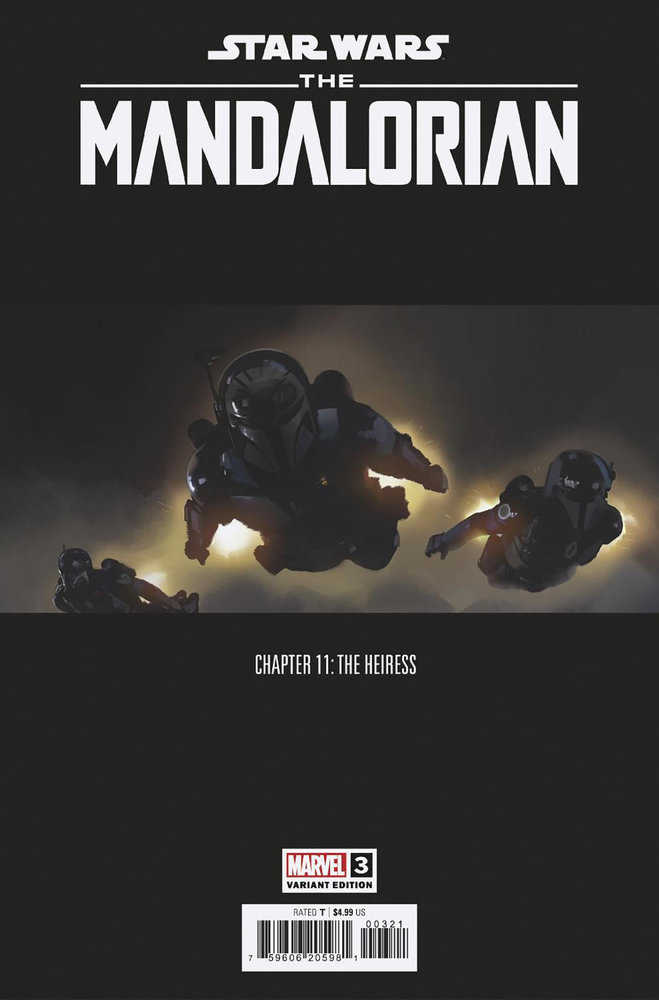 Star Wars: The Mandalorian Season 2 #3 Concept Art Variant