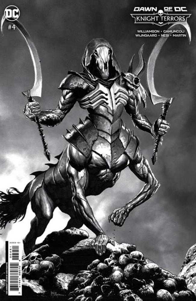 Knight Terrors #4 (Of 4) Cover F 1 in 50 Mico Suayan Card Stock Variant