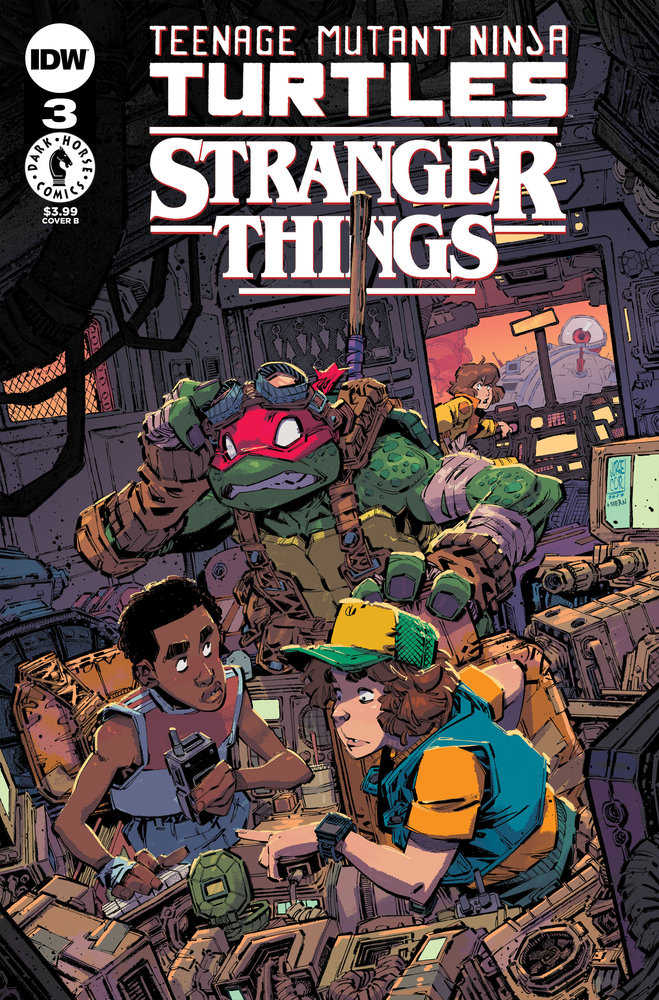 Teenage Mutant Ninja Turtles X Stranger Things #3 Variant B (Corona)