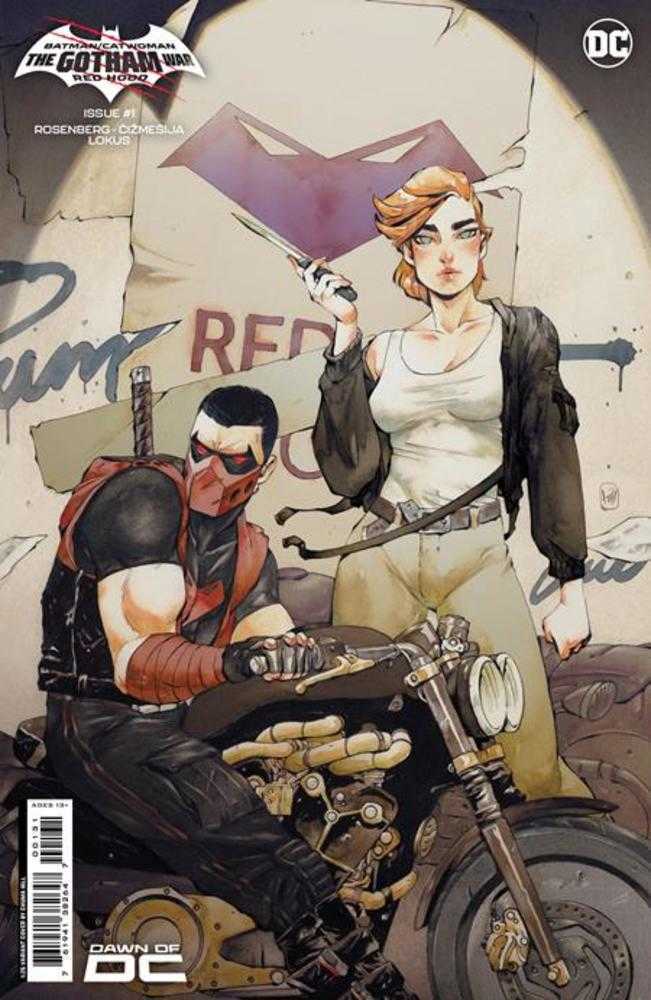 Batman Catwoman The Gotham War Red Hood #1 (Of 2) Cover C 1 in 25 Chuma Hill Card Stock Variant