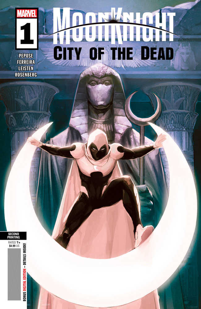 Moon Knight: City Of The Dead #1 Rod Reis 2nd Print Variant