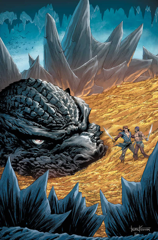 Godzilla Here There Be Dragons #5 Cover C 10 Kirkham Full Art