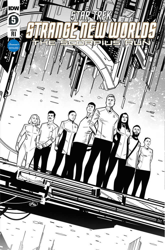 Star Trek: Strange New Worlds--The Scorpius Run #5 Variant Ri (10) (Hernandez Black & White)