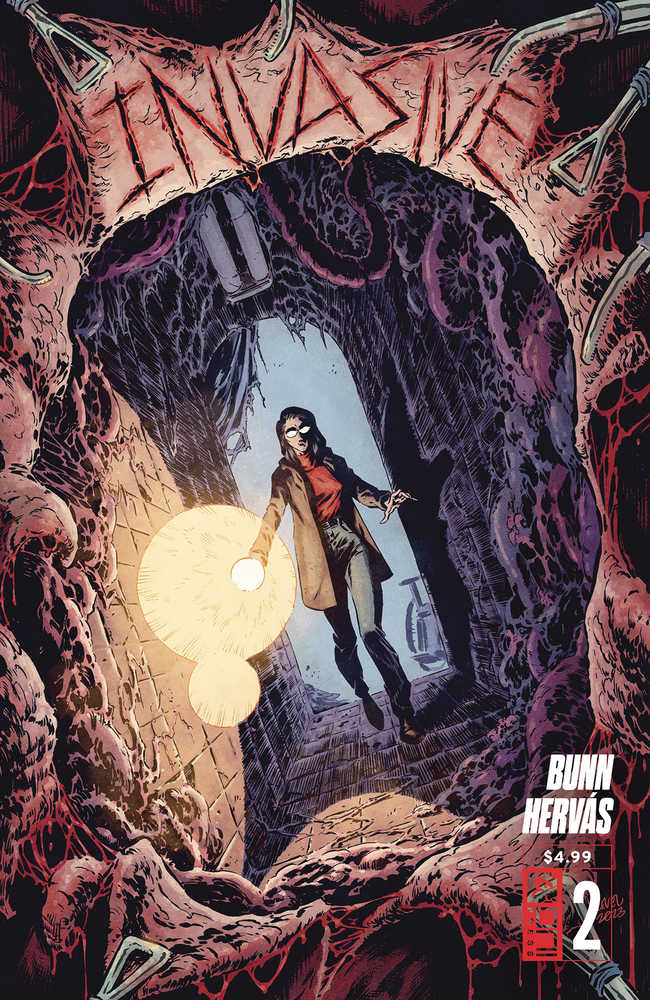 Invasive #2 (Of 4) Cover B Brian Level Variant (Mature)