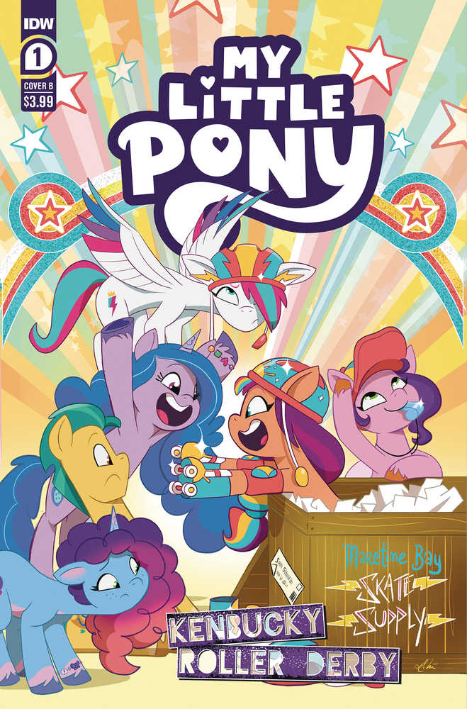 Mlp Kenbucky Roller Derby #1 Cover B Mebberson