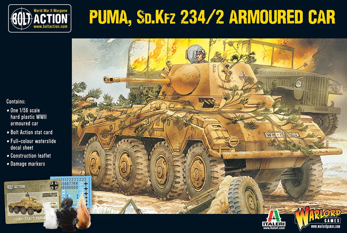 Bolt Action - Puma Sd.Kfz 234/2 Armoured Car