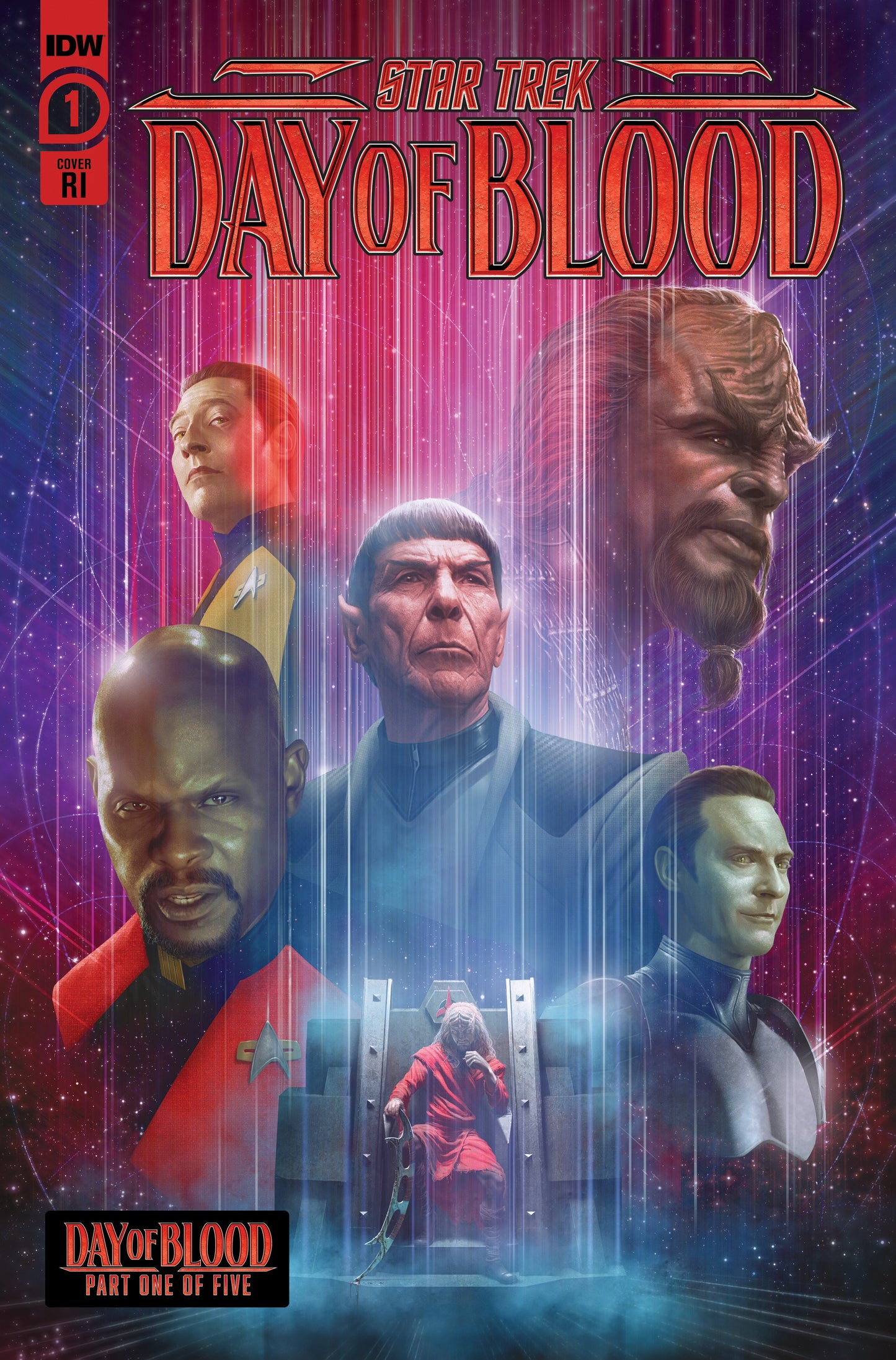 Star Trek Day Of Blood #1 Cover F 25 Copy Variant Edition Rahzzah
