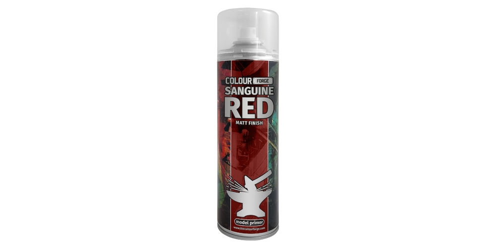 Colour Forge Sanguine Red Matt Spray 500ml