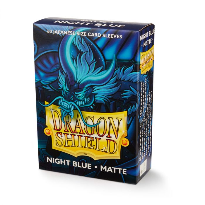 Dragon Shield Small Sleeves – Matte Night Blue