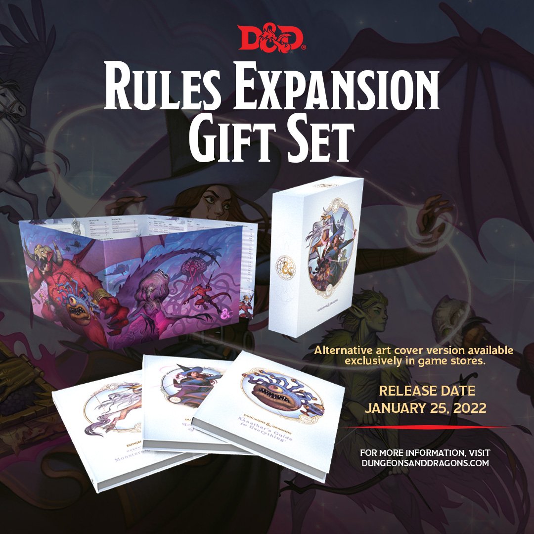 Dungeons & Dragons RPG Rules Expansion Gift Set