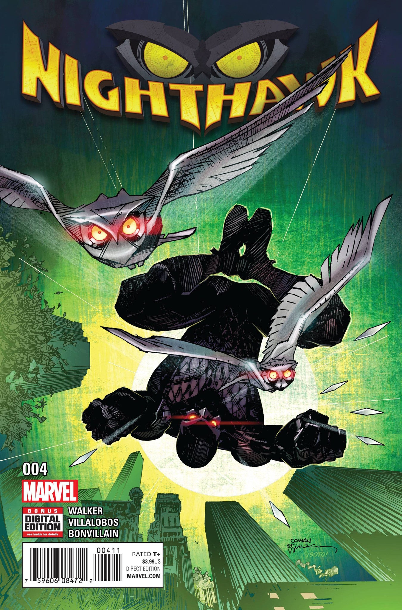 NIGHTHAWK #4 COVER