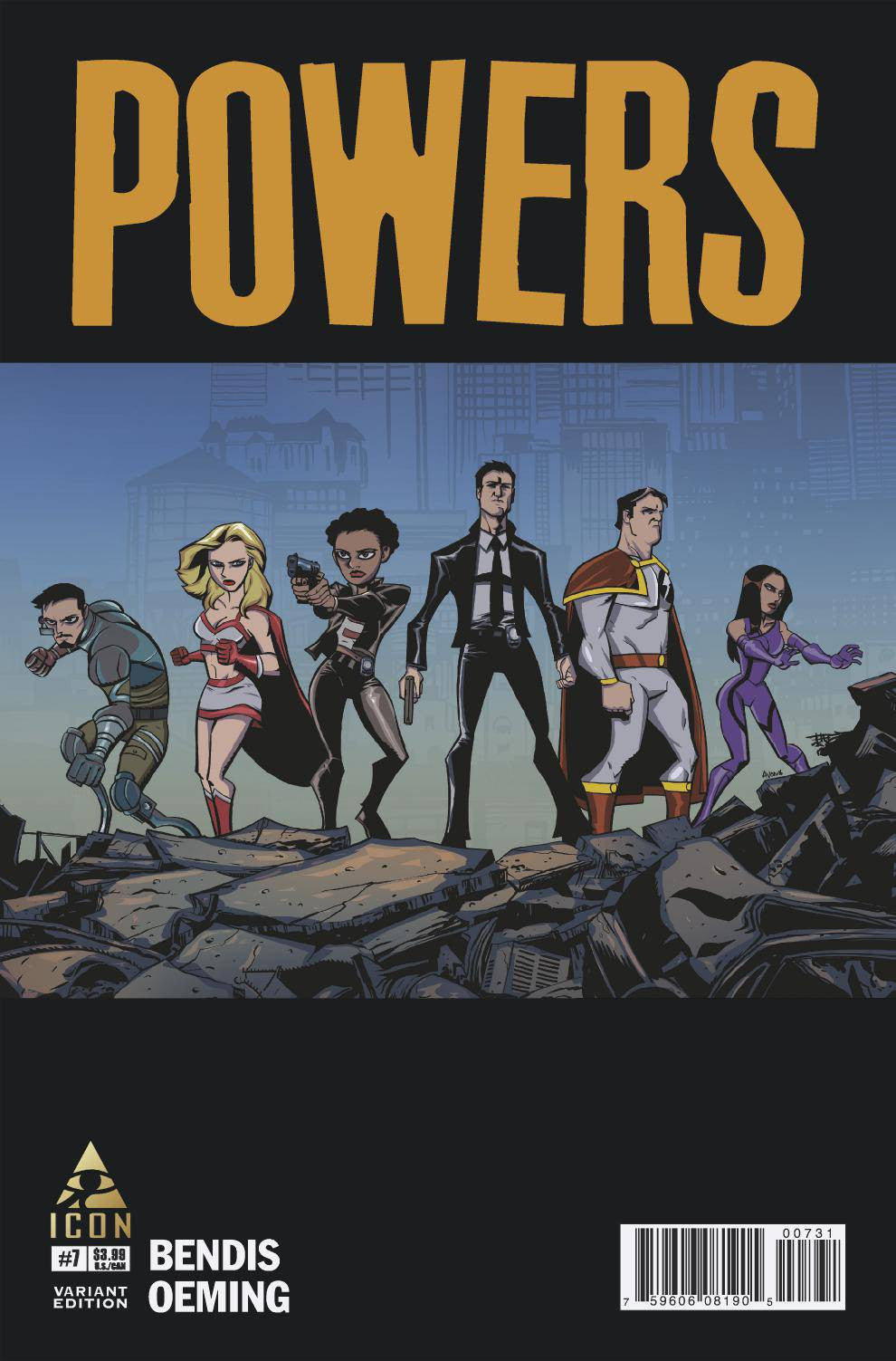 POWERS #7 OEMING VAR (MR) COVER