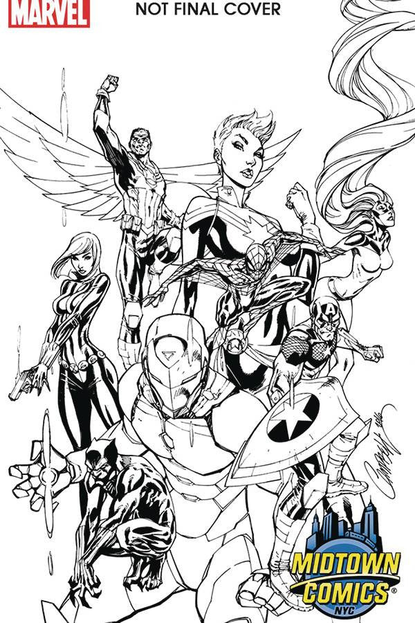 DF CIVIL WAR II #1 MIDTOWN EXC CAMPBELL COVER