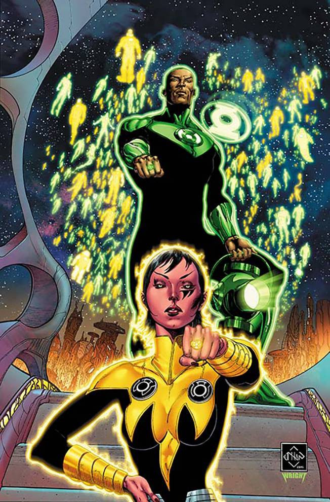 HAL JORDAN AND THE GREEN LANTERN CORPS #8 COVER