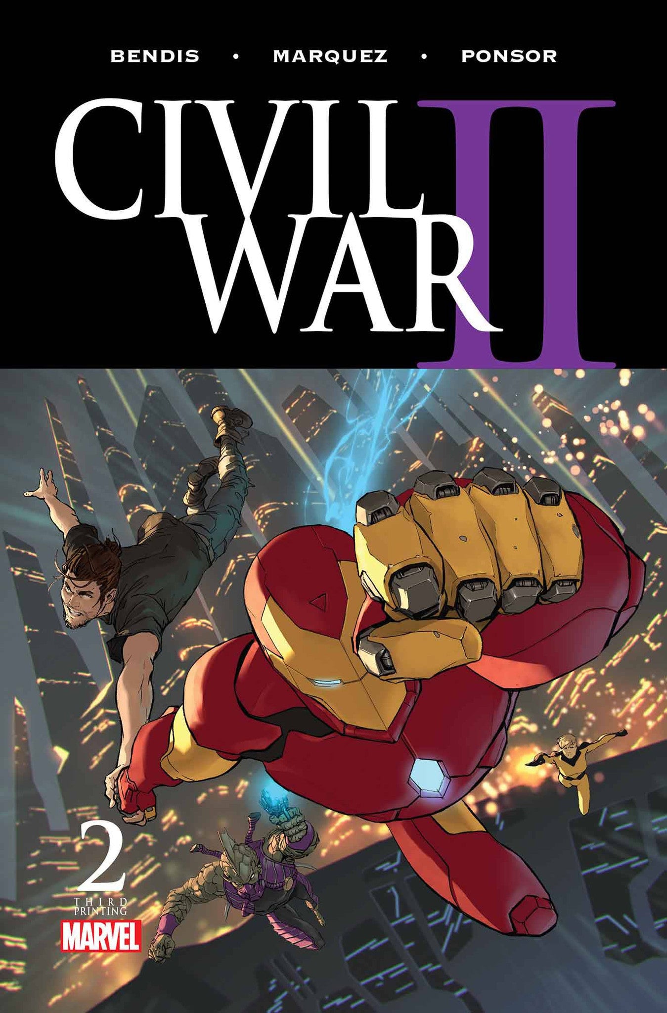 CIVIL WAR II #2 (OF 8) 3RD PTG DJURDJEVIC VARIANT COVER