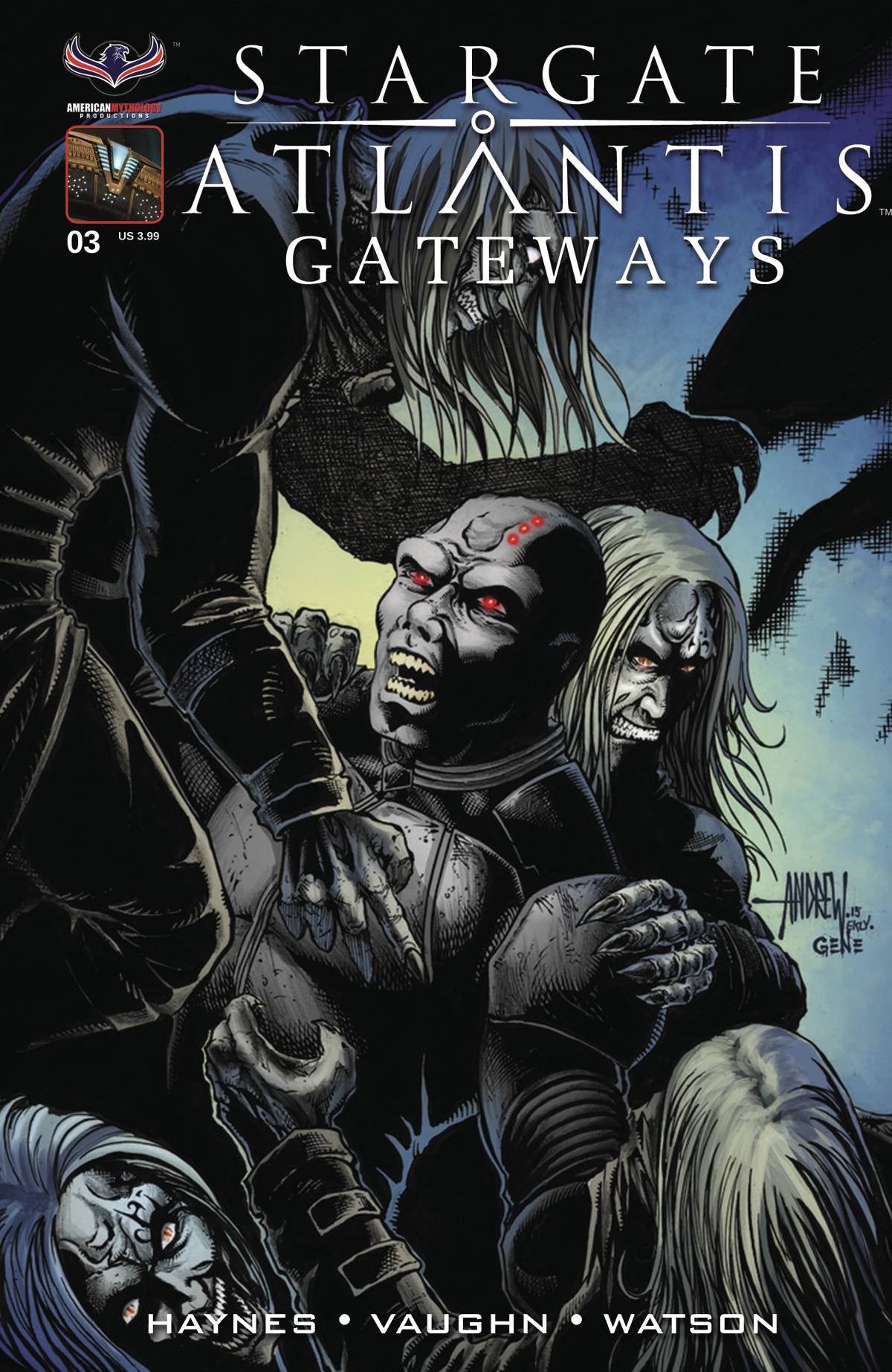STARGATE ATLANTIS GATEWAYS #3 SUB CVR (O/A) COVER