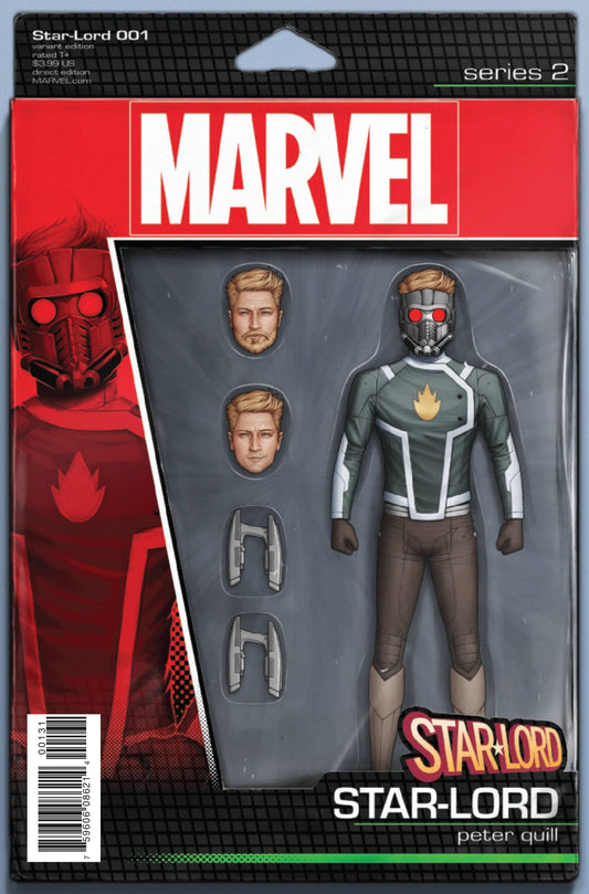 STAR-LORD #1 CHRISTOPHER ACTION FIGURE VAR NOW COVER