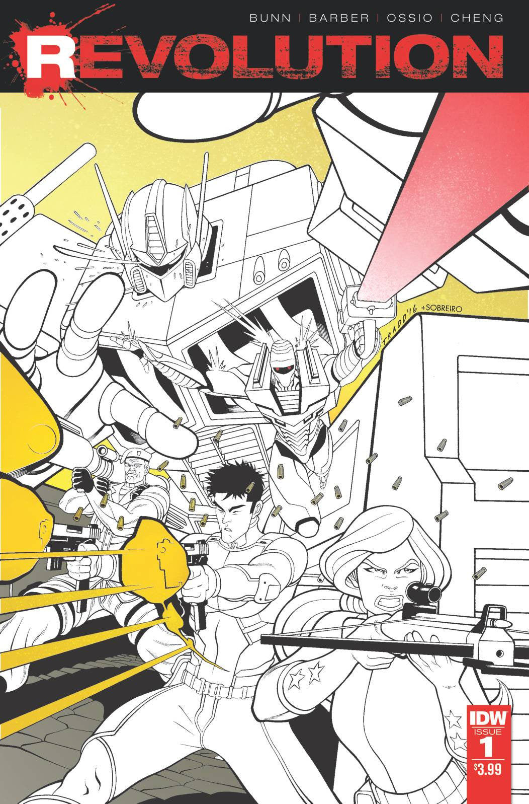REVOLUTION #1 (OF 5) 2ND PTG COVER