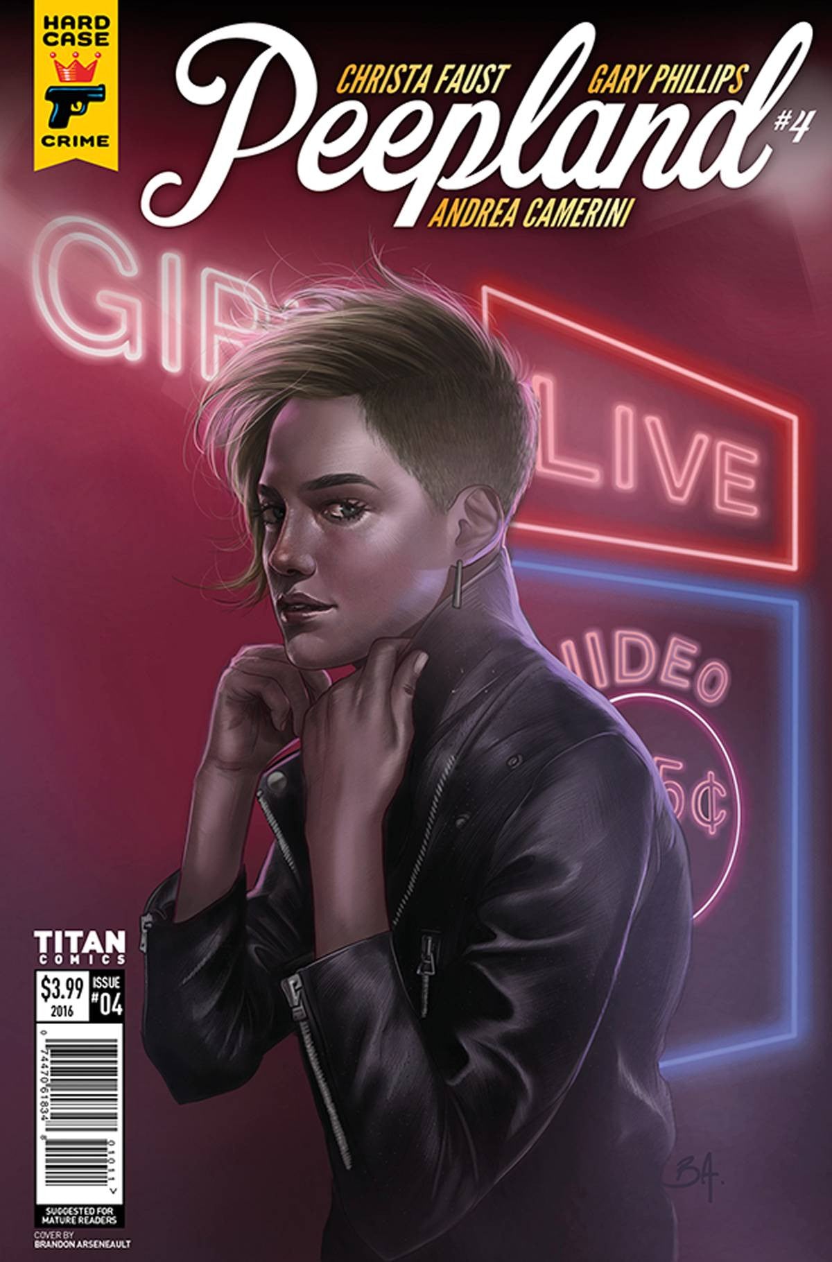 HARD CASE CRIME PEEPLAND #4 (OF 5) CVR C ARSENEAULT COVER