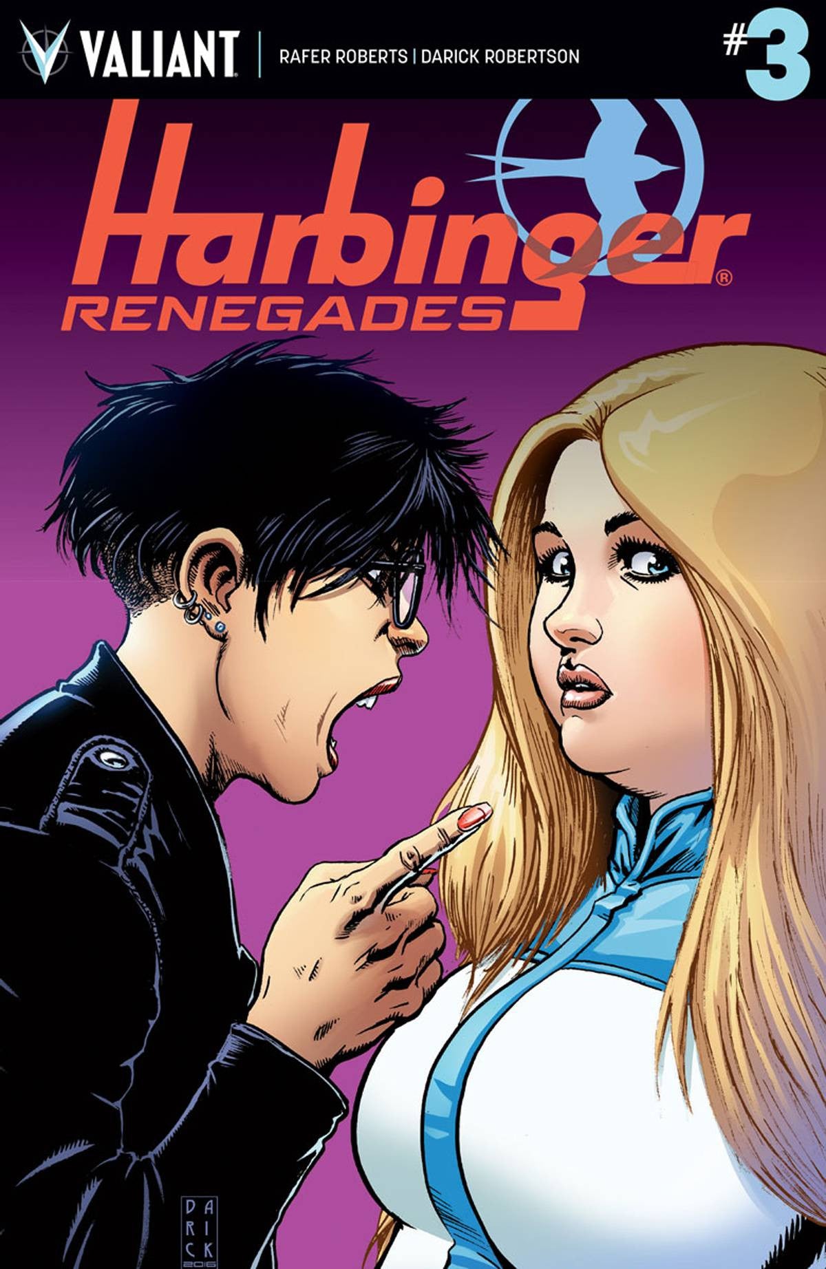 HARBINGER RENEGADE #3 CVR A ROBERTSON COVER