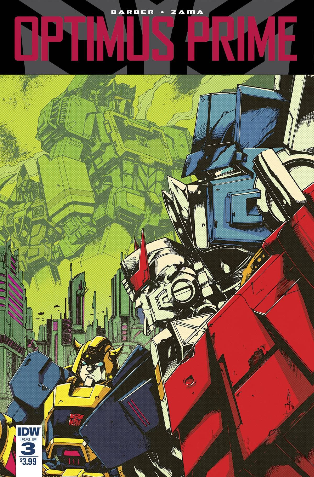 OPTIMUS PRIME #3 COVER