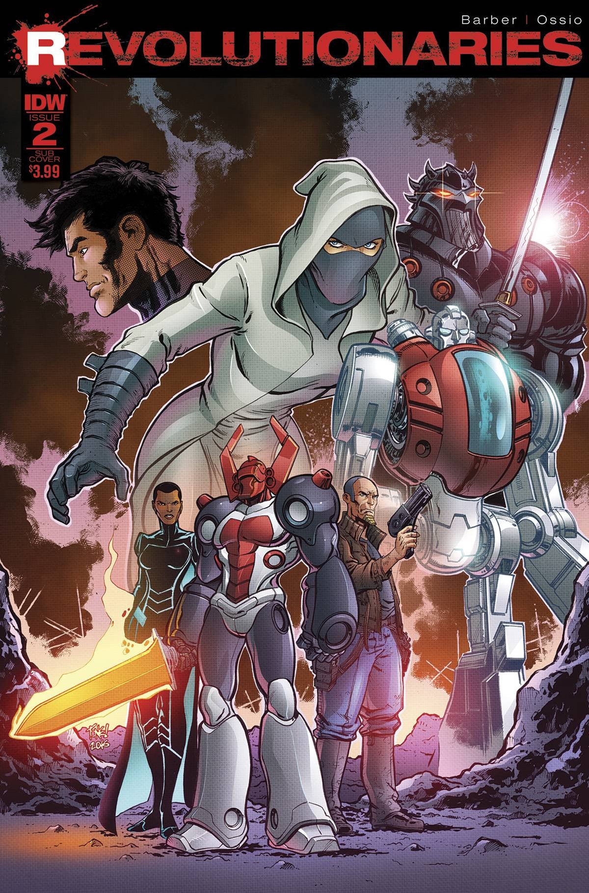 REVOLUTIONARIES #2 SUBSCRIPTION VAR A COVER