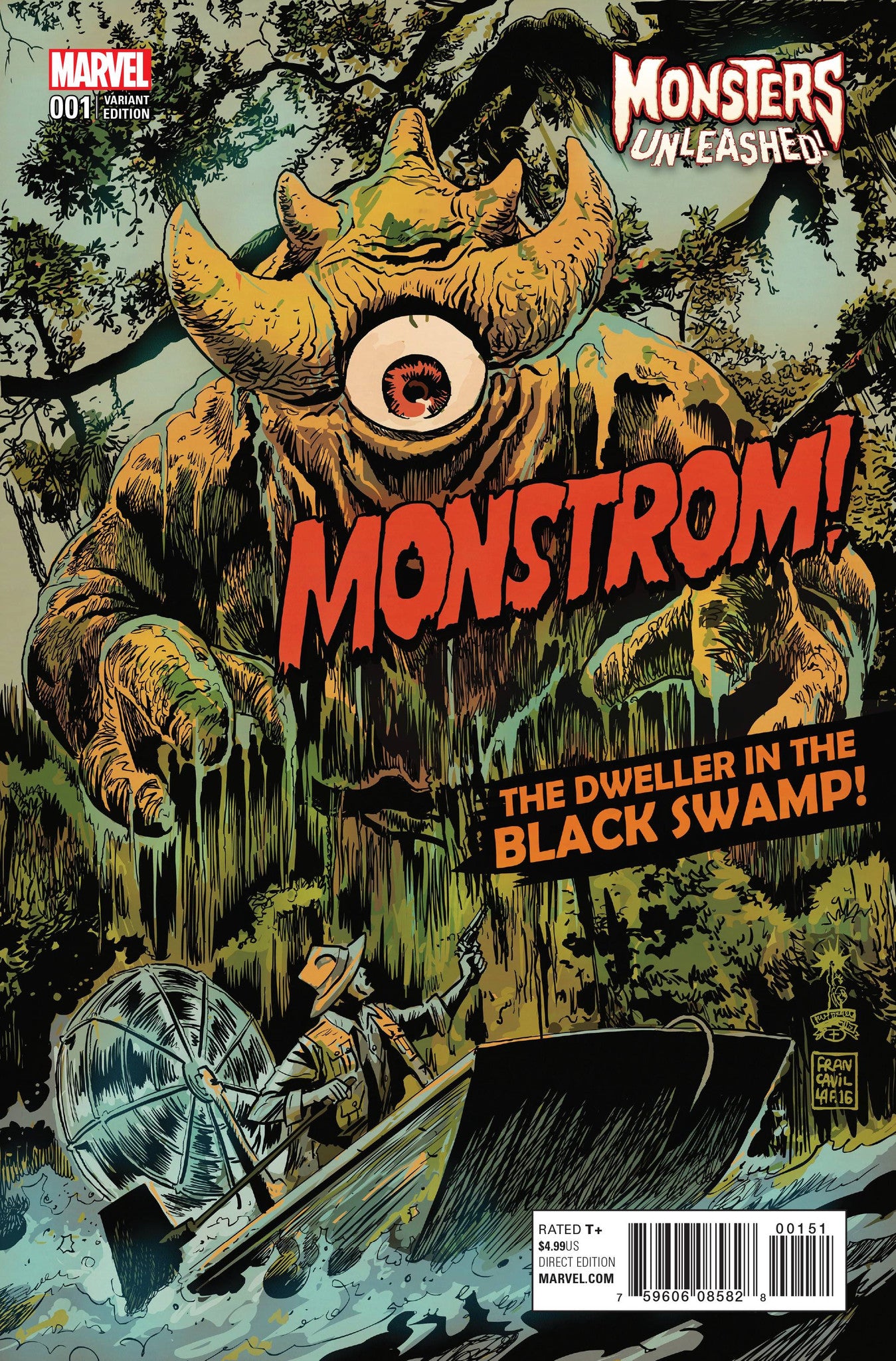 MONSTERS UNLEASHED #1 (OF 5) FRANCAVILLA VAR COVER