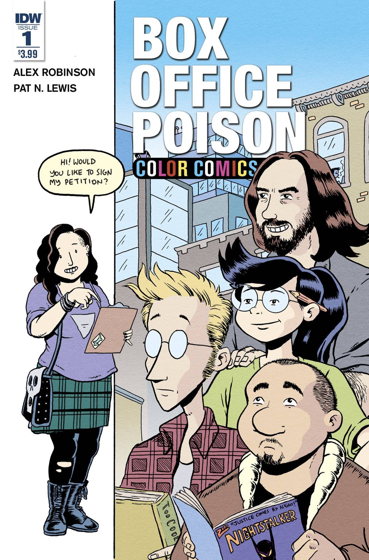 BOX OFFICE POISON COLOR COMICS #1 COVER