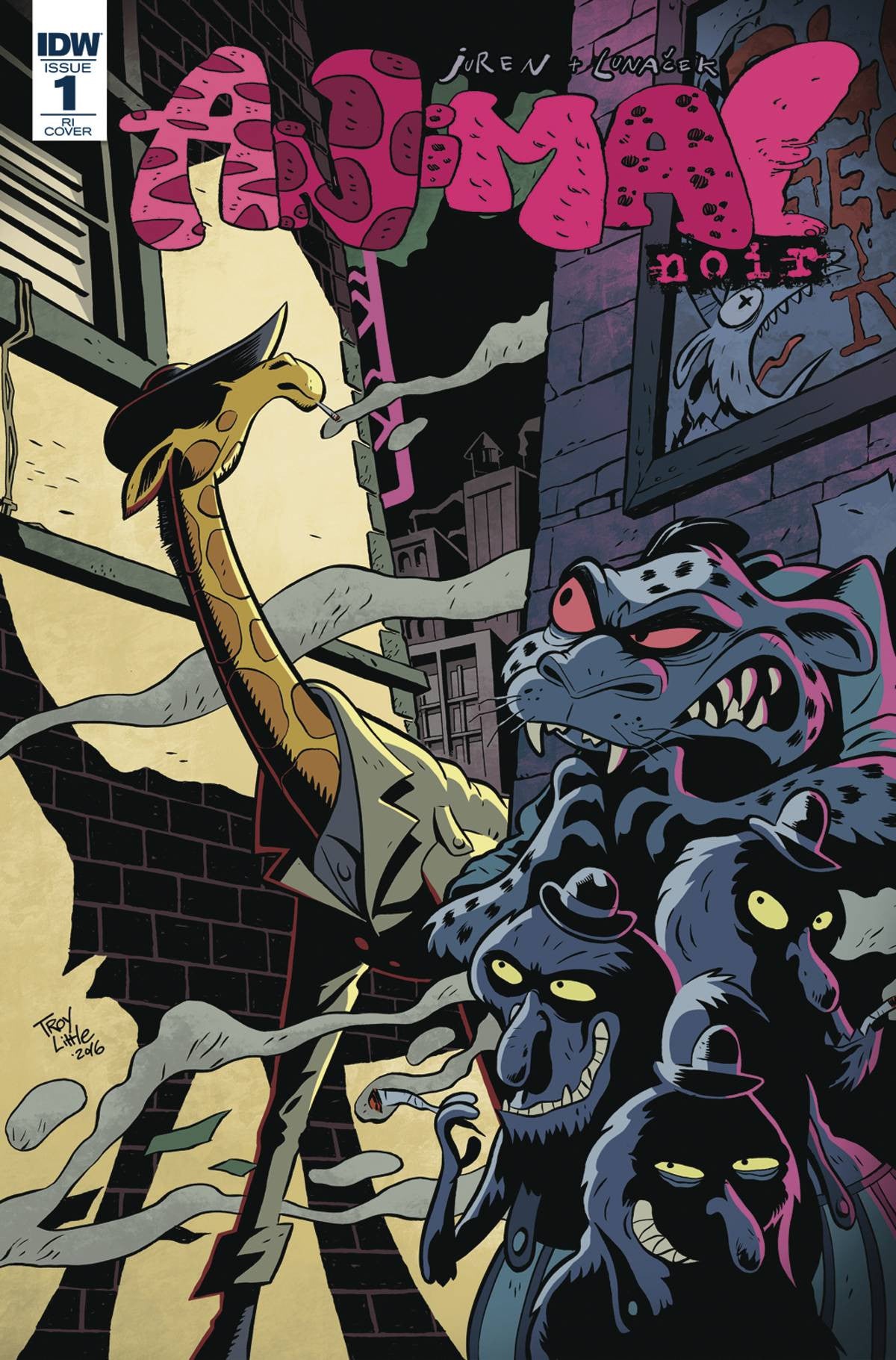 ANIMAL NOIR #1 4 COPY INCV COVER