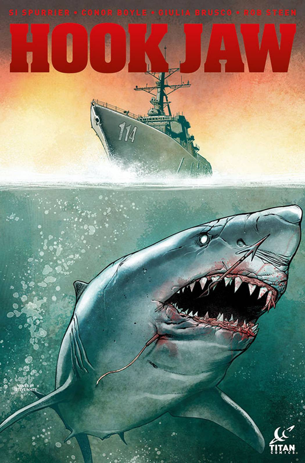 HOOKJAW #3 (OF 5) CVR A TEAGUE COVER