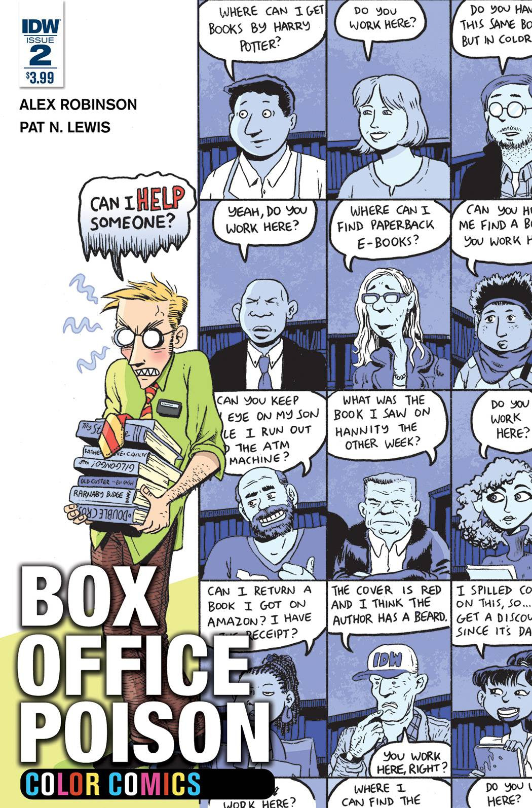 BOX OFFICE POISON COLOR COMICS #2 COVER
